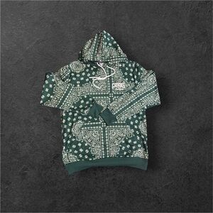 Crooks & Castles Green Paisley Sweatshirt